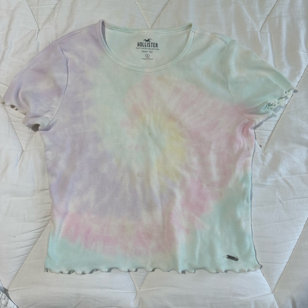 hollister multicolor pastel baby tee